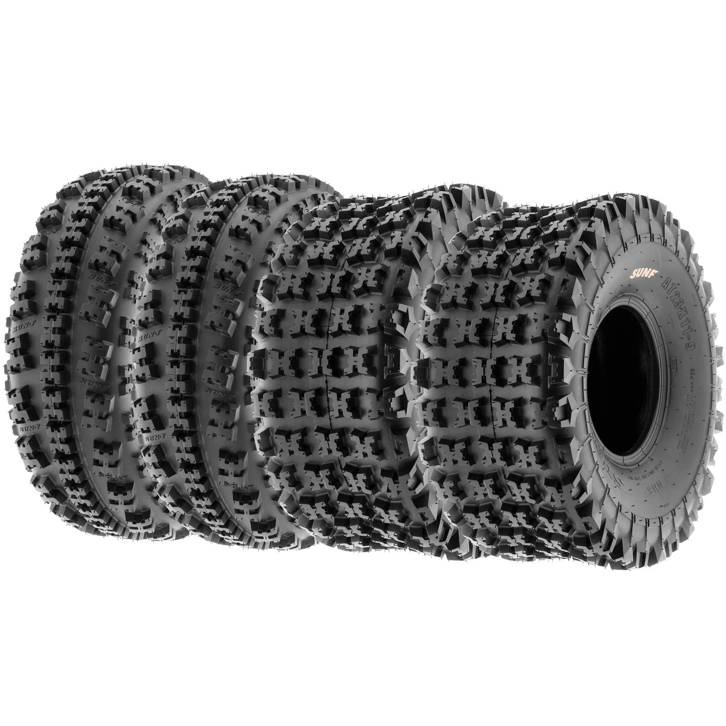 Set of SunF 21x7-10 21x7x10 & 20x10-9 20x10x9 ATV UTV Tires 6PR Off Road A027
