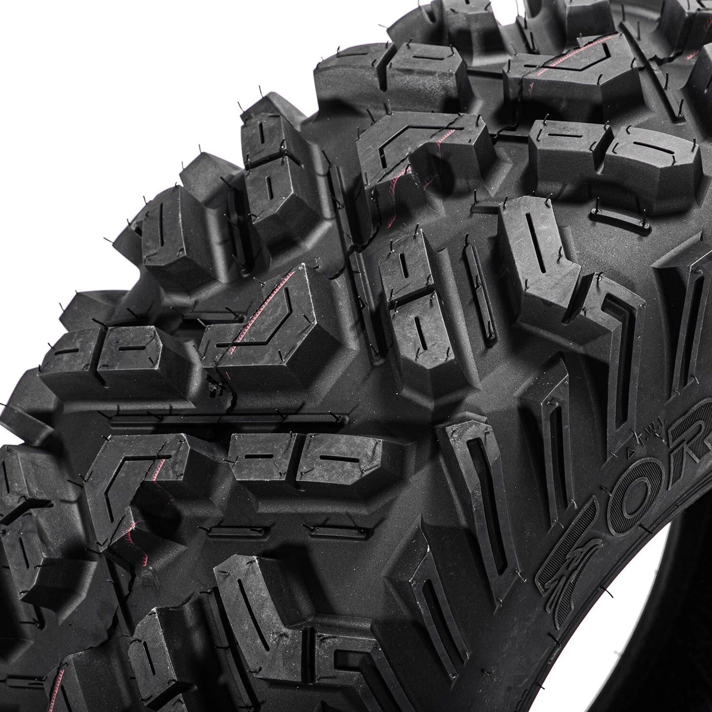 2 Rear 25x10-12 ATV Tires 6Ply 25x10x12 UTV Tires 25 10 12 All Terrain Tyres