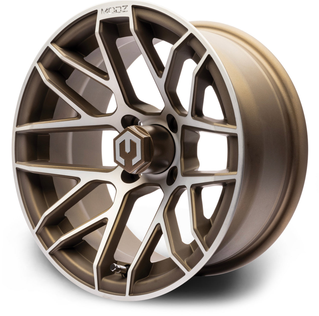 MODZ® 14" Matrix Matte Bronze - Lifted Tires and Wheels Combo