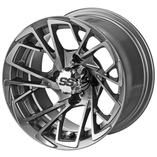 LSI Stinger 14x7  WHEELS BLACK/MACHINED