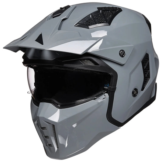 Open Face Motorcycle 3/4 Half Helmet