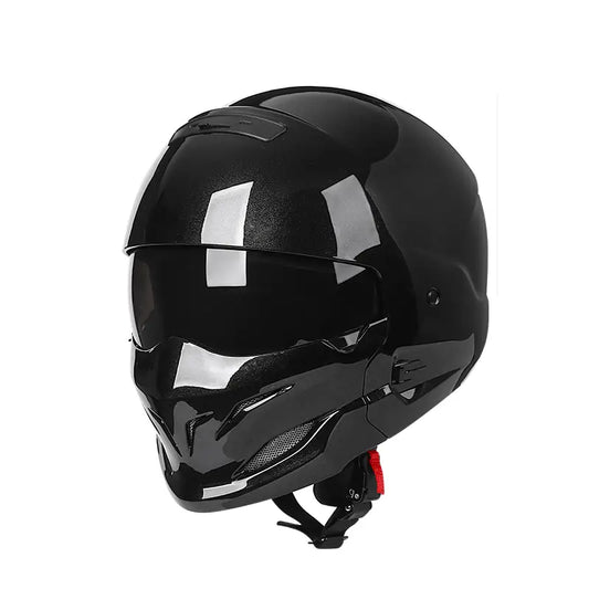 Stylish Retro Motorcycle Helmet for Small Heads - Scorpion Motif, Lightweight & Comfortable, Perfect for Racing Performance Sport