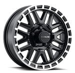 14X6 Raceline Krank 953BM Matte Black Machined Aluminum Trailer Wheel 5x4.5