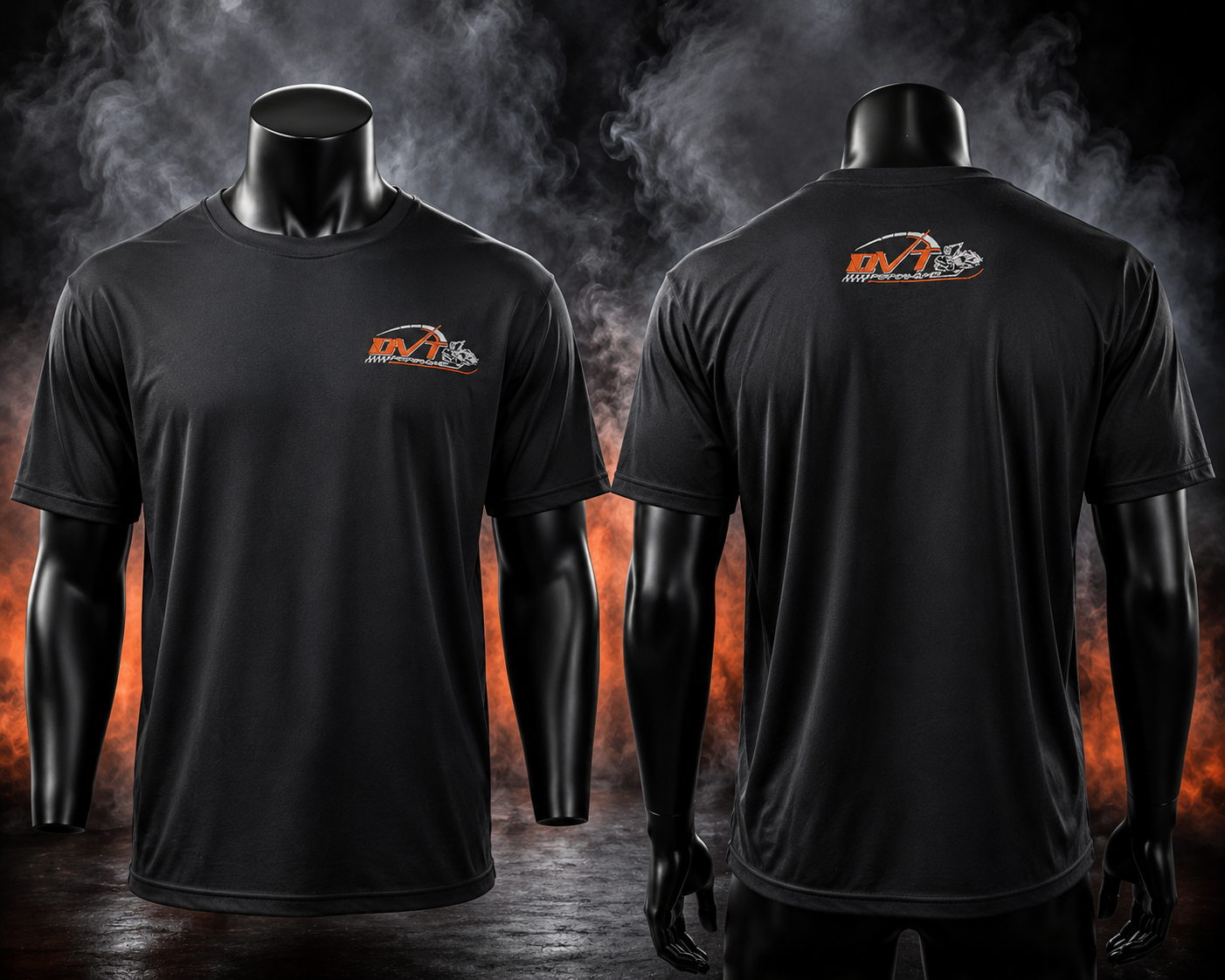 DVT Performance Embroidery Black Jersey