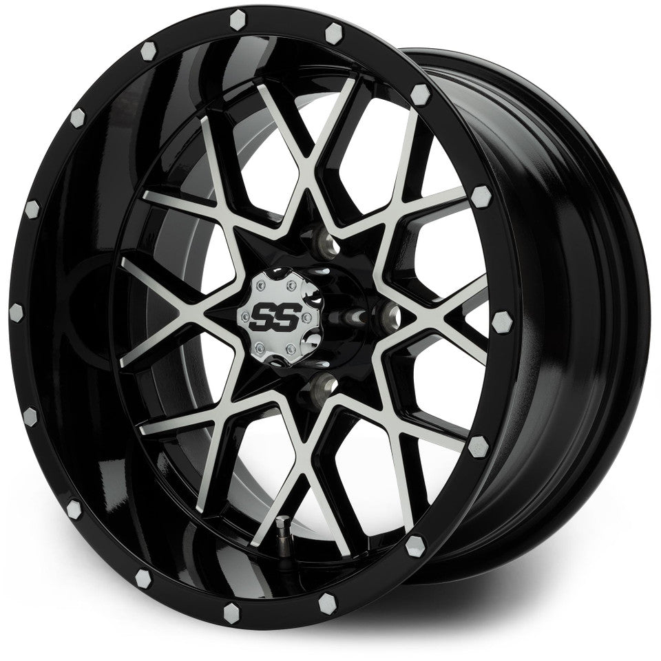 MODZ® Classic 14" Vortex Machined Black Wheels