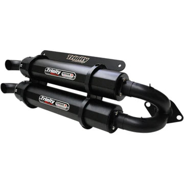 TRINITY RACING DUAL SLIP-ON CERAKOTE EXHAUST - RZR XP1000