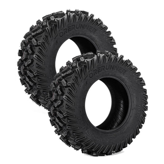 2 Rear 25x10-12 ATV Tires 6Ply 25x10x12 UTV Tires 25 10 12 All Terrain Tyres