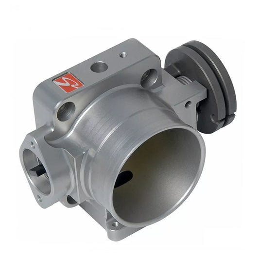 BLOX Racing 74mm Billet Throttle Body - Anodized Silver