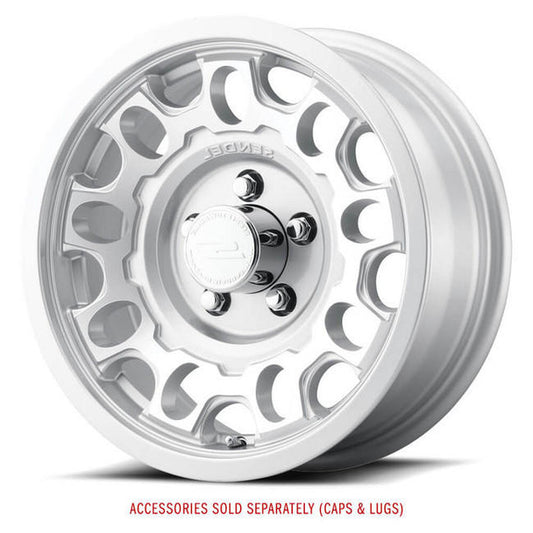 14X5.5 5-Lug on 4.5" Aluminum T17 - Silver