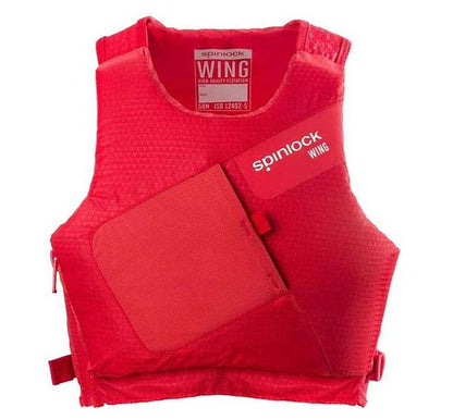 WING Low Profile Life Jacket, Medium By Spinlock Black & Red